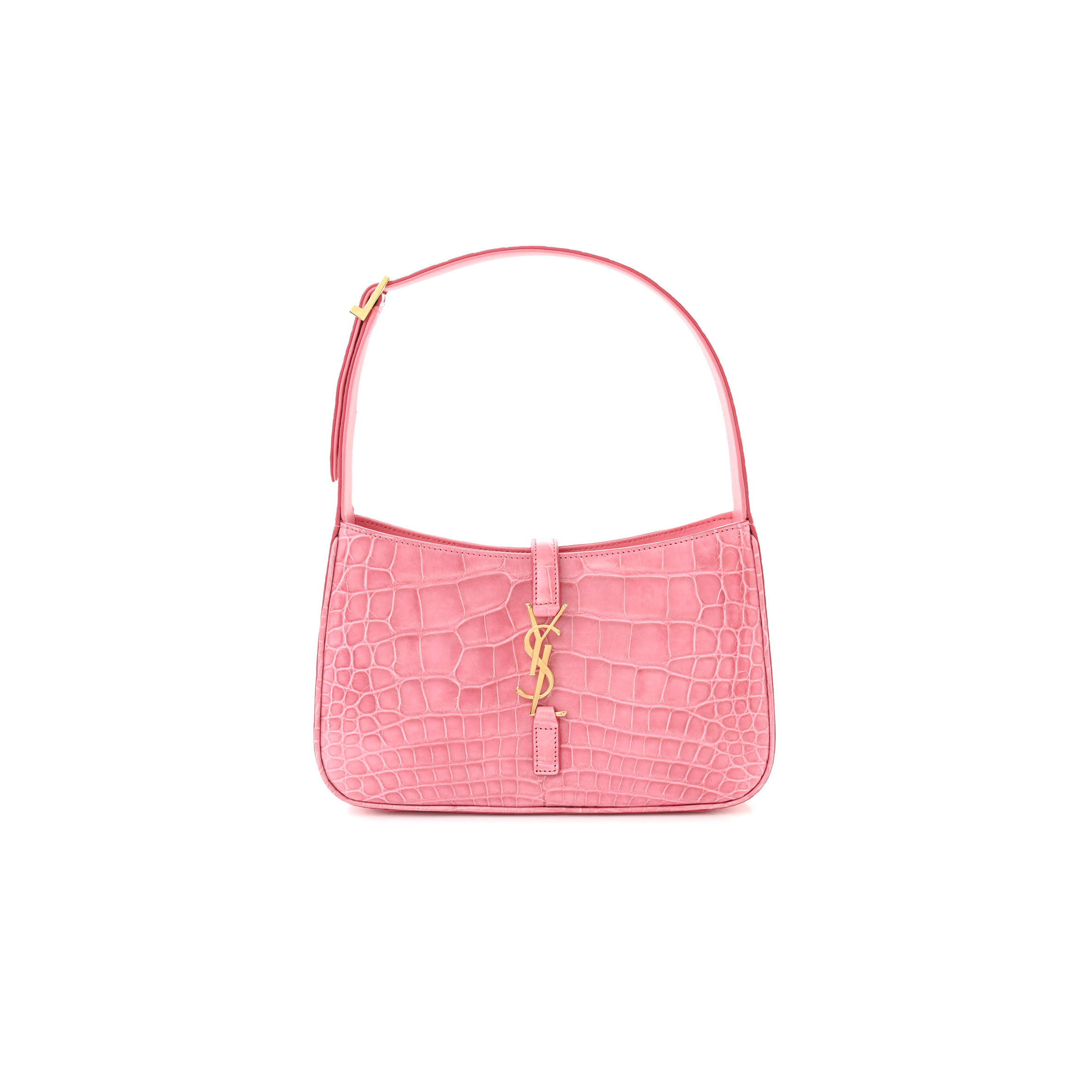YSL LE 5 À 7 IN CROCODILE-EMBOSSED LEATHER 6572281542072 (23*16*6.5cm)